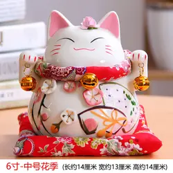 Молитва dharma Япония Lucky Cat украшения Керамика S Lucky Cat Копилка открытие Home Копилка бизнес бабочка украшения Керамика