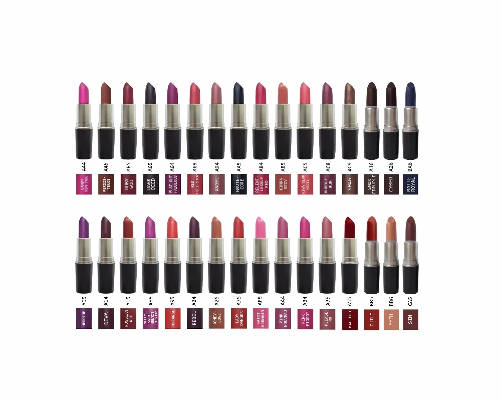 

Make up satin matte lipstick RUBY WOO MYTH DARE YOU SHAG SWEET SAKURA MOCHA velvet teddy mc yg Batom Lipstick