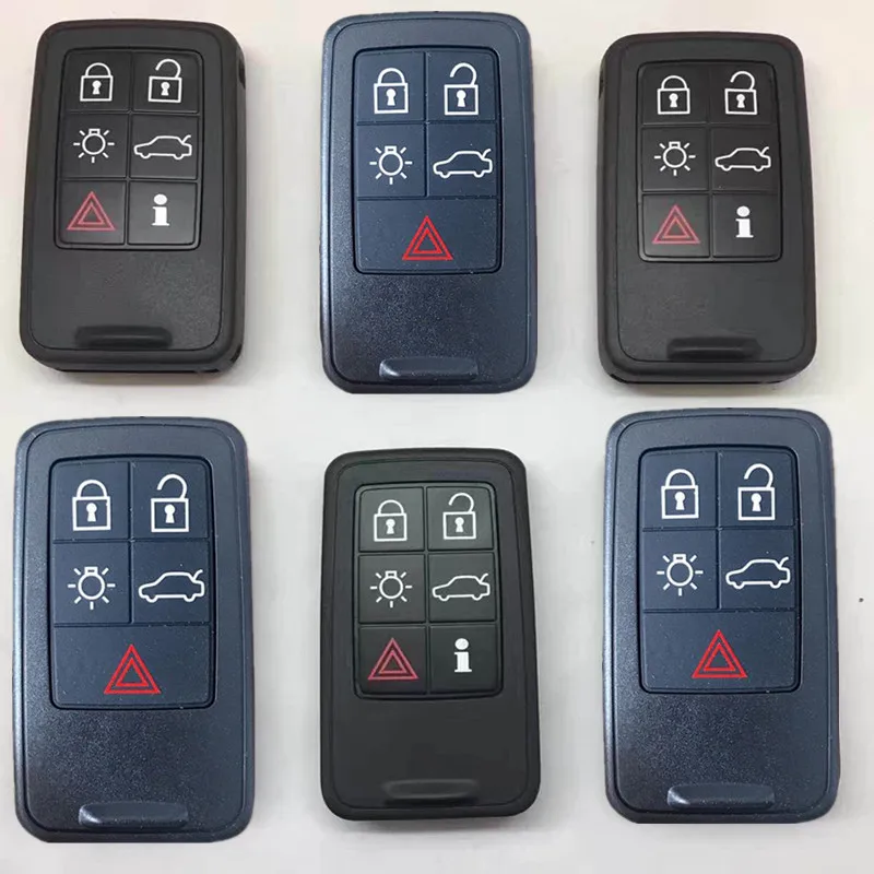 

Free Shipping 5 Buttons /6 Buttons Car Intelligent Smart Remote Key Card 433Mhz With ID46 Chip For Volvo S60 S80 V60 XC60 XC70