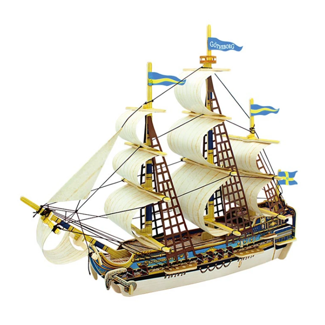 Забавный Деревянный 3D пазл HMS Victory игрушки для украшения дома|Наборы сборки