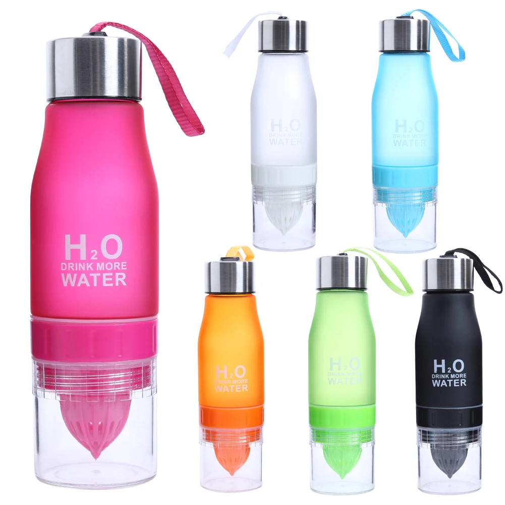 700ML Lemon Bottle For Water H2O Sports Water Bottle Portable Fruit
