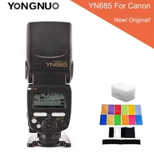 Yongnuo yn685 yn-685 беспроводной hss ttl вспышка speedlite встроенный приемник работает с yn622c yn622ii-c yn622c-tx для canon + подарки