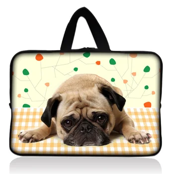 

Pug Dog Soft Sleeve Case Bag Cover +Handle Fo 7" Samsung Galaxy Tab 2 Tablet PC Free Shipping