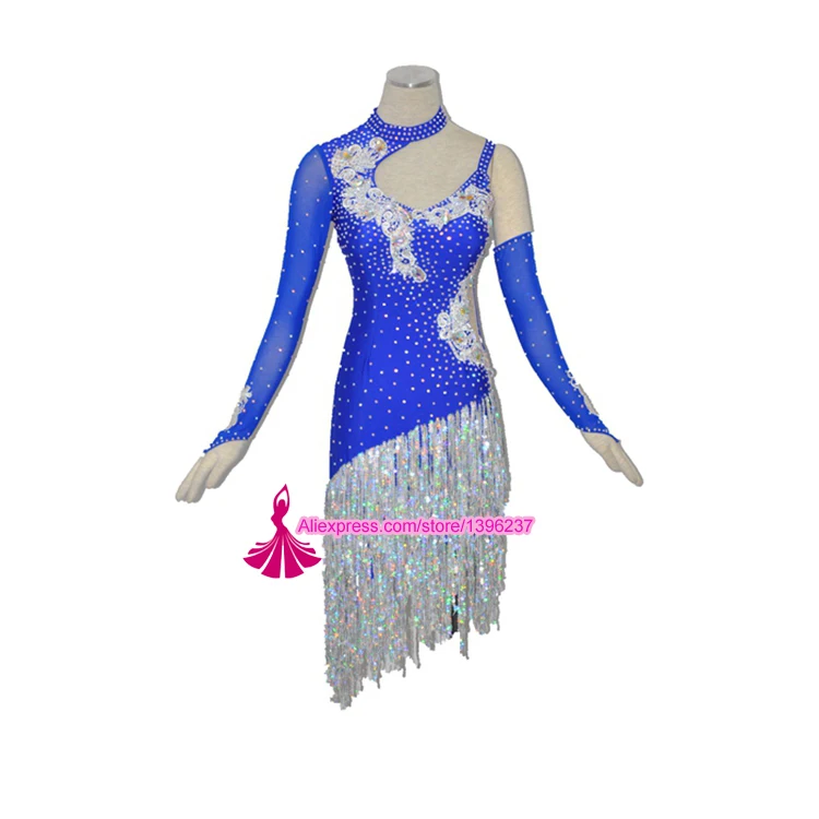 

Latin Competition Dance Skirt Lady New Style Women Tango Samba Rumba Dancing Costume High Quality Custom Made Tassel Latin Dress