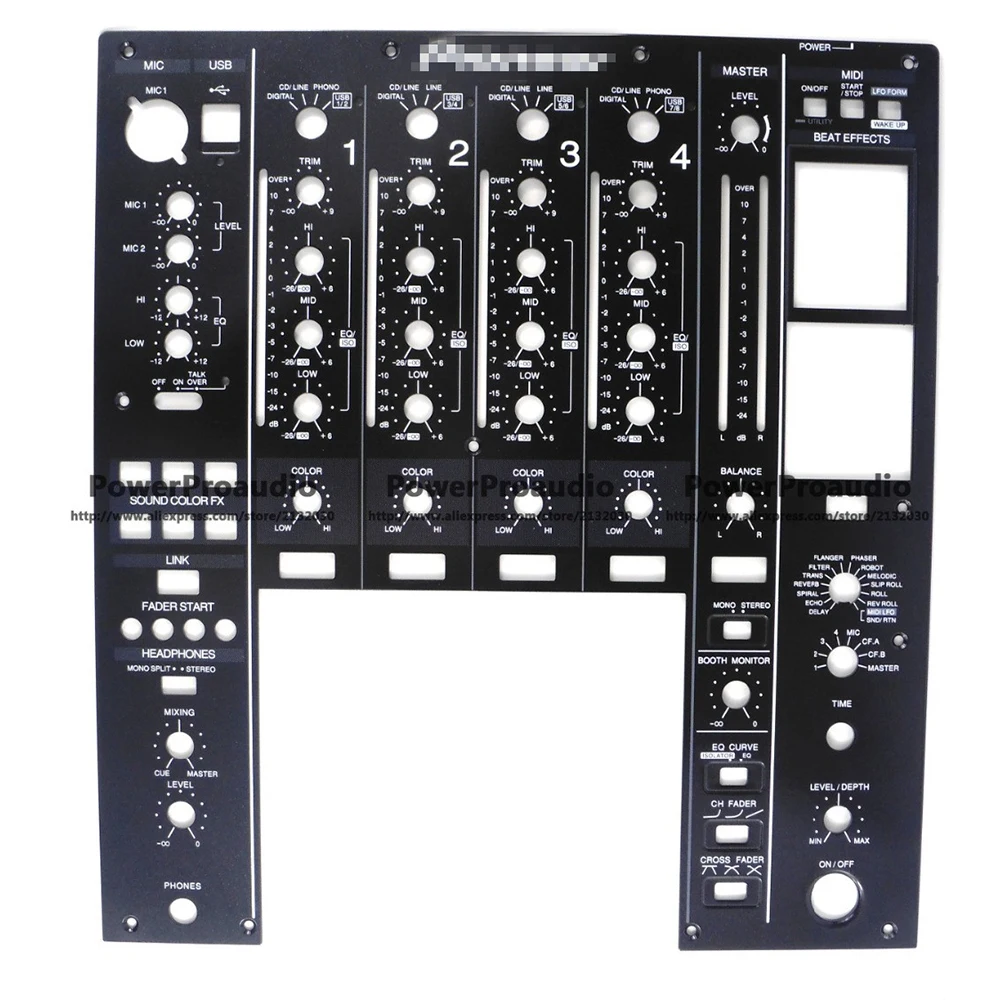 

DNB1186 Metal Large Panel Plate For DJM-900NEXUS DJM-900 DJM900SRT
