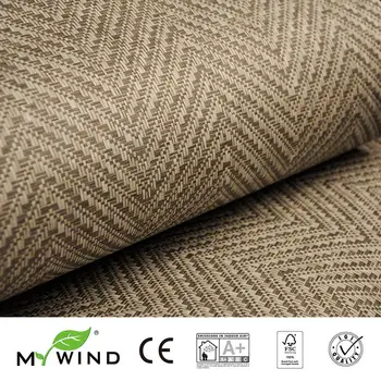 

2019 MY WIND Grasscloth Wallpapers Luxury Natural Material Innocuity 3D Paper Weave Design Wallpaper In Roll Decor wandbekleding