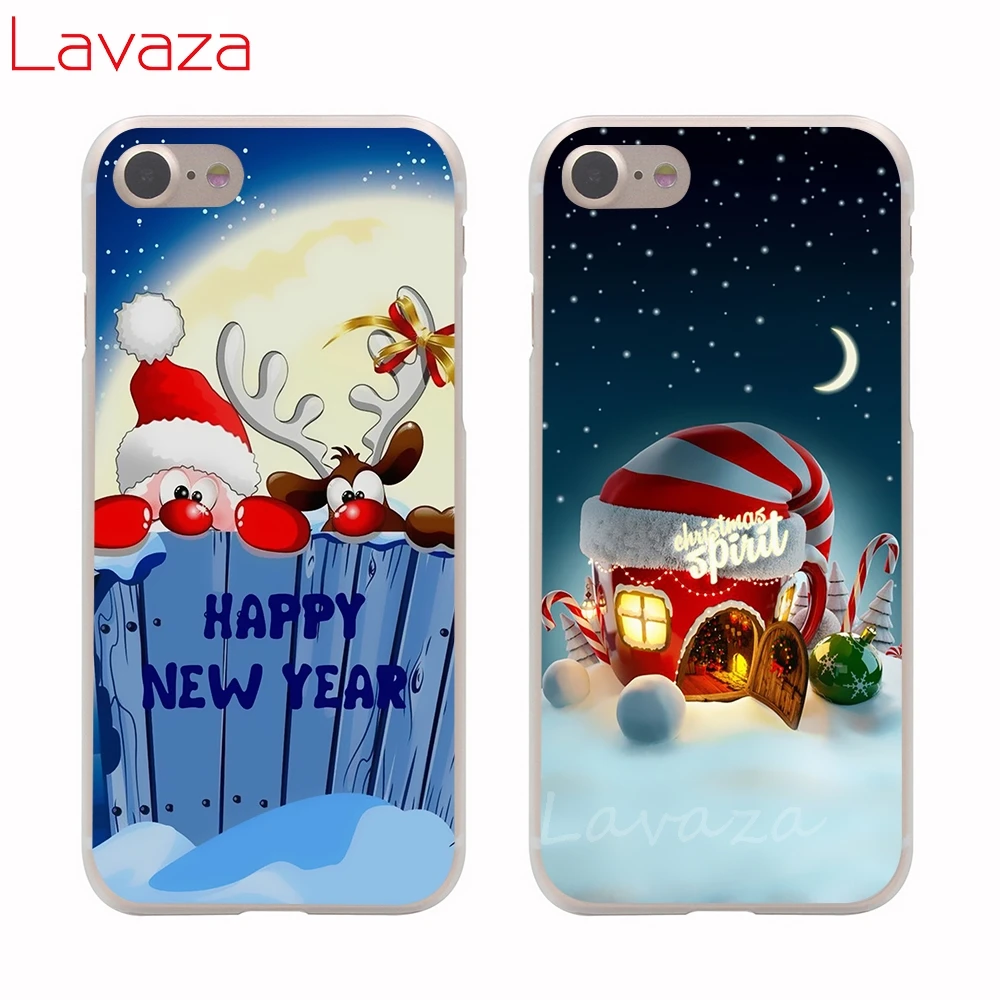 Чехол для телефона Lavaza новый год Рождество Жесткий Apple iPhone 6 6s 7 8 Plus X 5 5S SE чехол XS Max