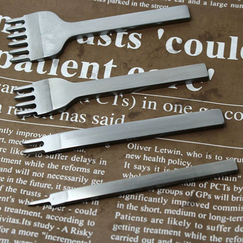 3mm/4mm/5mm/6mm Leather Craft Tools Hole Punches Stitching Punch Tool 1+2+4+6 Prong High Quality Best Price - Image 5