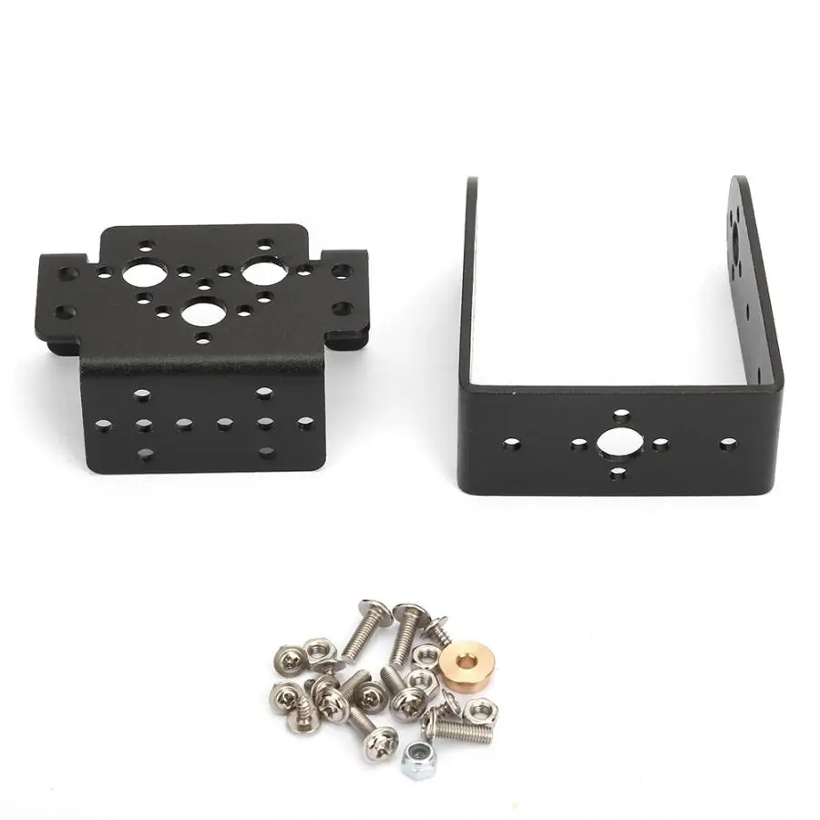 

Multifunction Servo Motor Bracket Steering Head Mount Kit for MG995 MG996R Servo Motor Holder