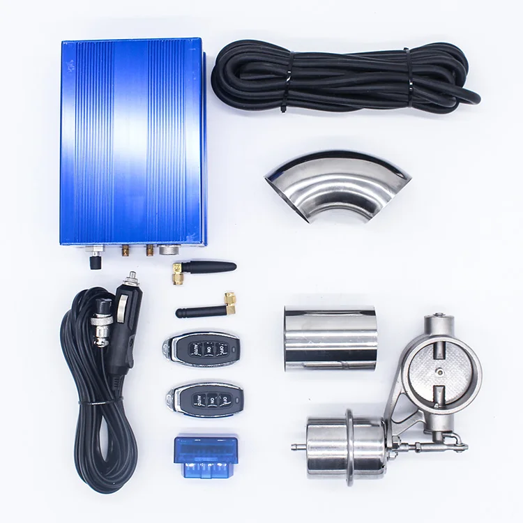 

2.0" 51mm Vacuum Exhaust Valve Connect OBD System Vacuum Pump Cutout Pipe Wireless Remote Control Automobile Accessory