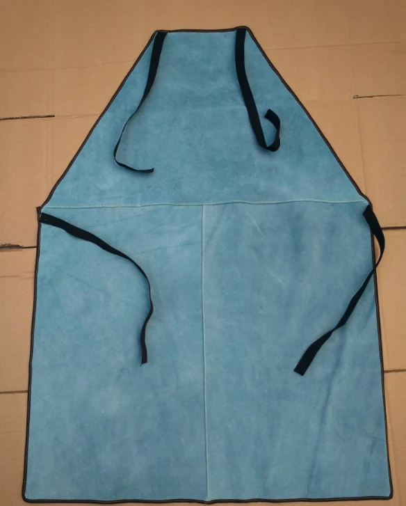 

New Arrival Workplace Safety Clothing Welding Equipment Welder Heat Insulation Protection Cow Leather Apron 60x90cm Three Colors