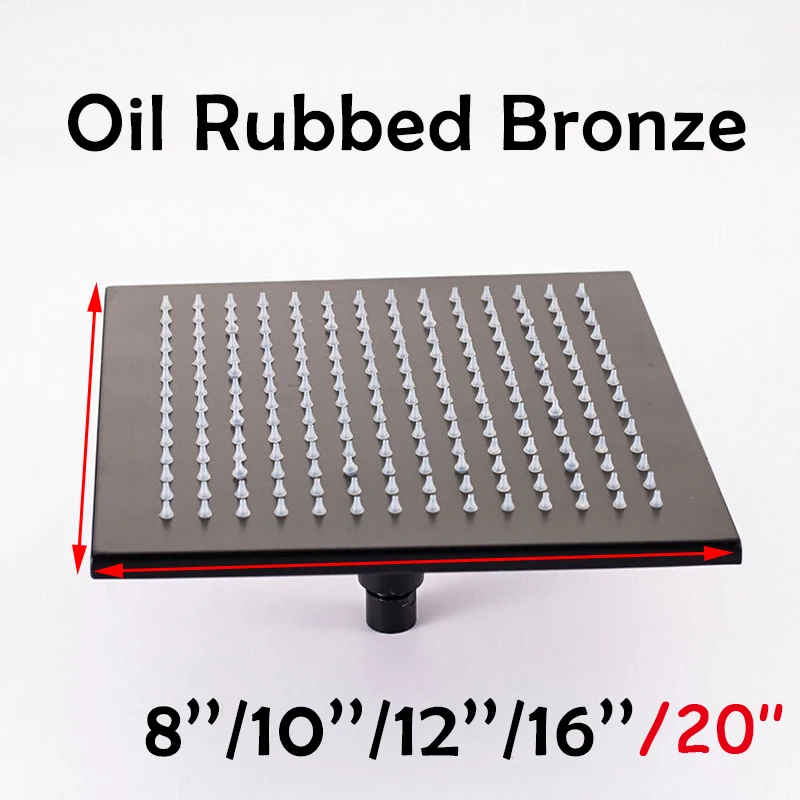 Душевая лейка для ванной Ulgksd 8 ''/10''/12 ''/16'' 20 ''с масляной прокладкой