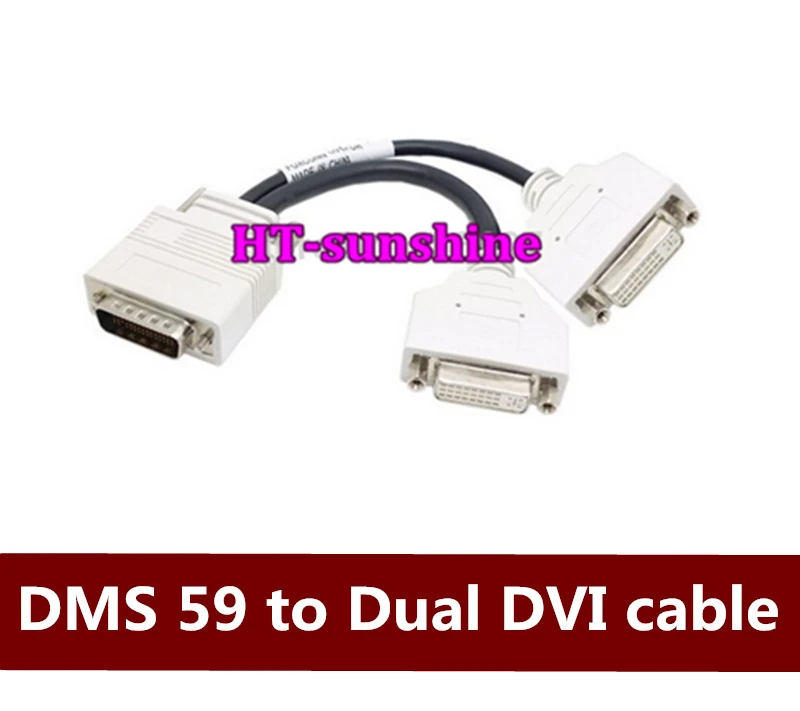 

Free Shipping DMS 59 to Dual DVI cable DMS-59 to Dual DVI Video Cable 59pin DMS TO 2*DVI support NVS440, Natirx 4 , FireMV 2200