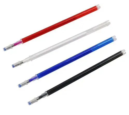 Термо стираемая ручка высокая температура исчезающая ткань маркер заправки и металлические швейные измерительные линейки для квилтинга швейный инструмент - Цвет: No1