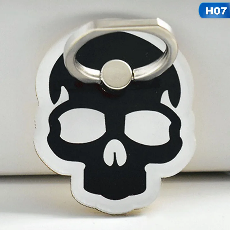 Cartoon No Face Man Universal Smartphone Stand Holder Mobile Phone Finger Ring All Smart Phone for iPhone Accessory for Samsung