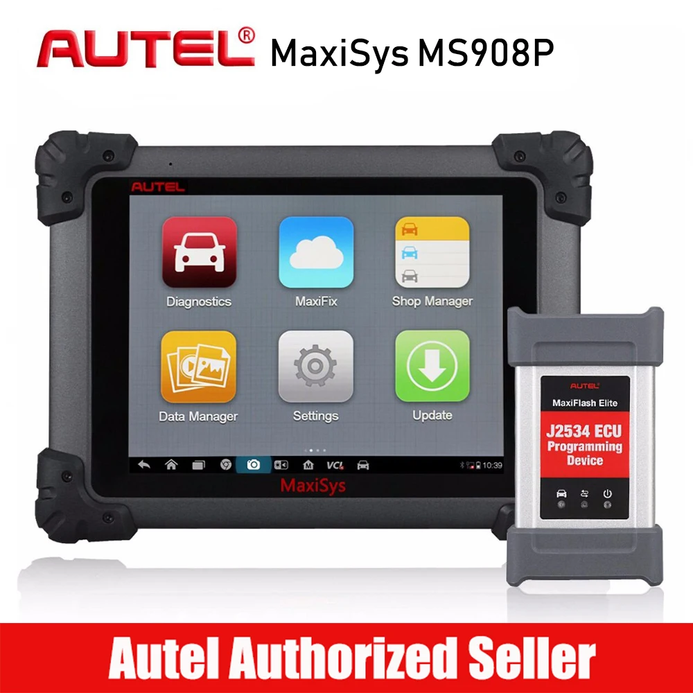 Autel MaxiSys Pro MS908P автомобильный диагностический инструмент все системы Авто сканер Расширенный ECU программирование кодирования J2534