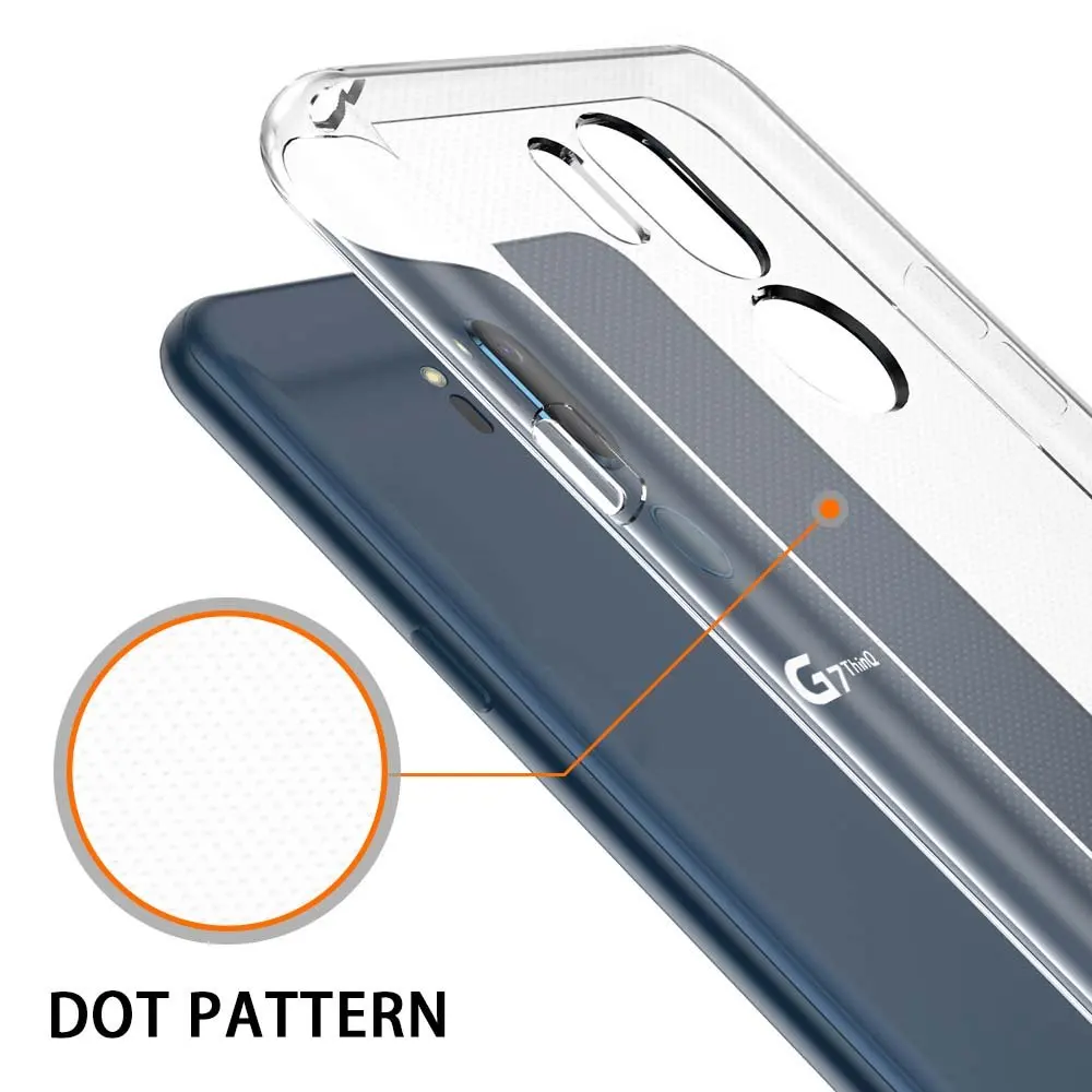 Funda teléfono TPU suave para LG Nexus 5 5X V10 V20 V30 V40 G2 G3 G4 G5 G6 G7 K4 K7 K8 K10 K12 K40 Mini Plus Stylus ThinQ|Fundas antigolpes