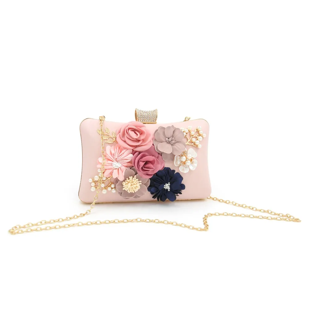 Milisente Women Evening Bags Luxury Designer Crystal Hasp Flower Bag Girls PU Leather Shoulder Bag for Wedding Female Day Clutch Milisente Women Evening Bags Luxury Designer Crystal Hasp Flower Bag Girls PU Leather Shoulder Bag for Wedding Female Day Clutch