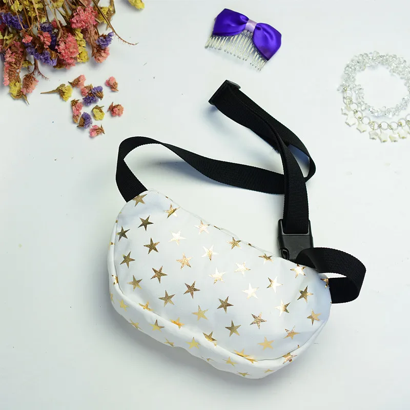 Дизайнер fanny pack 2018 модная летняя пляжная hip сумки маленький Принт звезды белый пояс Сумка Бум сумки деньги пояс Сумка поясная сумка s сумка