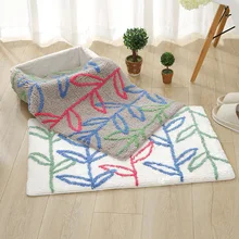 Ковер для гостиной, синель, хлопок, Открытый коврик на кухню, домашний декоративный маленький пушистый белый серый ковер