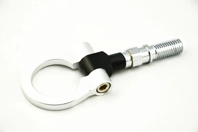 Универсальные японские модели авто трейлер крюк кольцо глаз буксировочный передний задний Серебряный буксировочный крюк