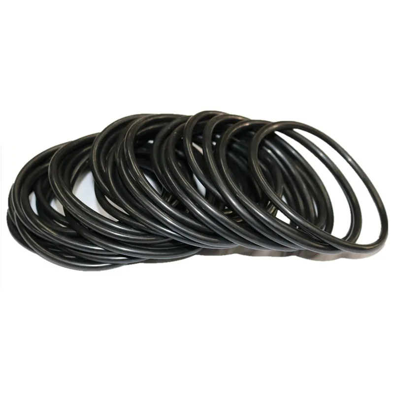 100Pcs Black "O" Type Sealing Rubber Ring Gaskets 41/42/43/44/45/46/47