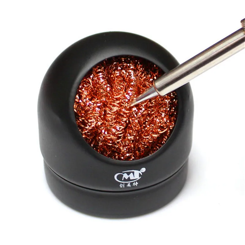 Black Shell Copper Solder Ball Tip Cleaner Non toxic Non pollution