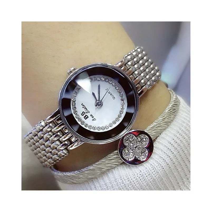 

Ladies Custom Bracelet Watch Full Rhinestone Ladies Fashion Watch Women's High-end Imported Quartz Movement Watch Popular