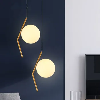 

Modern Minimalist Pendant Light Lamp Nordic Ceiling Clothing Decoration glass ball Lamp for Living Room Bedroom Dining Room