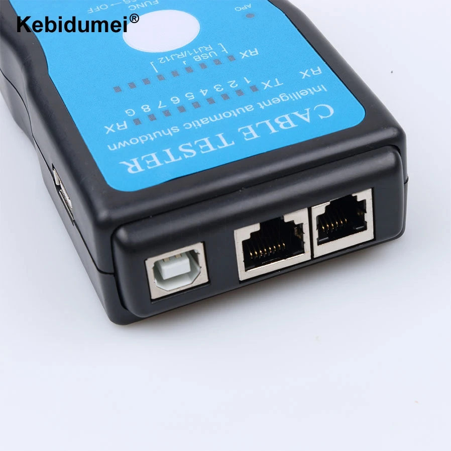 

kebidumei Multifunction RJ45 RJ11 Printer USB LAN Network Cable Tester Network Ethernet for CAT5 Networking Tool