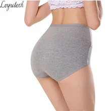 Iç çamaşırı kadın külot pamuklu külot yüksek bel nefes külot artı boyutu Lingeries kadın iç çamaşırı külot 3XL Calcinhas