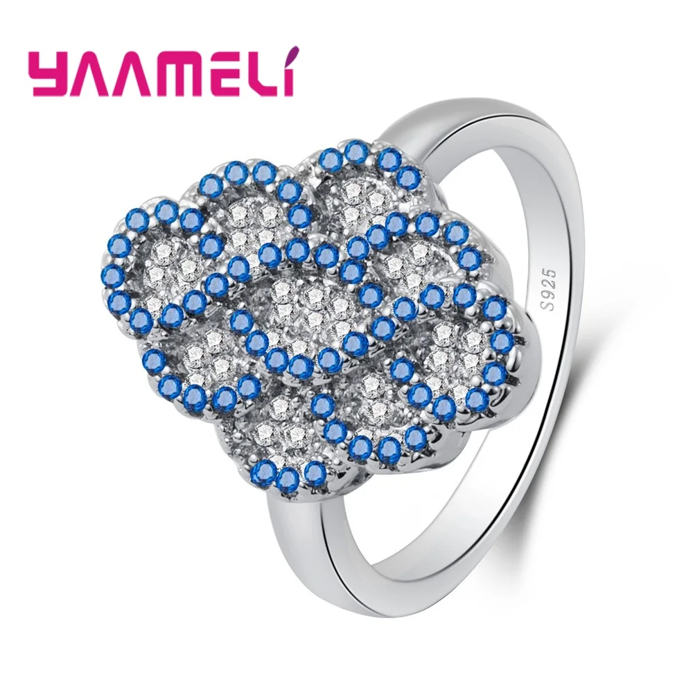Top Quality Women Ring 925 Sterling Silver Accessories Pave Small Crystal Stone Beautifully Wedding For Ladies | Украшения и