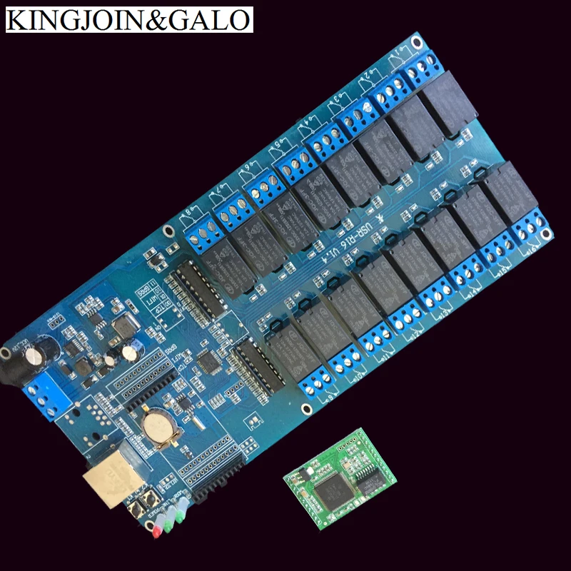 Промышленная сеть LAN WAN Ethernet 16 канальный релейный контроллер платы модуль
