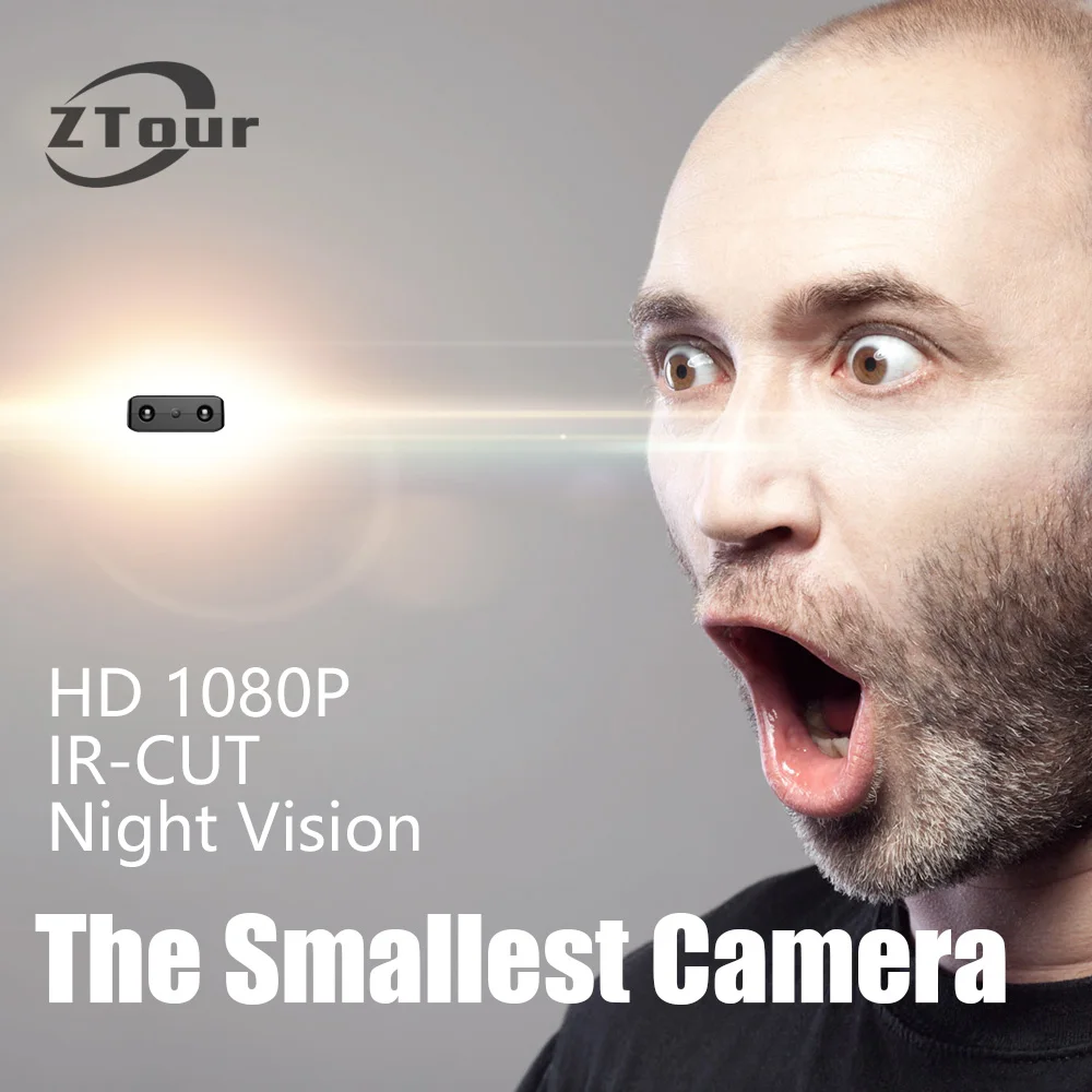 

Newest IR-CUT Camera Smallest 1080P Full HD Mini camera Micro Infrared Night Vision cam Motion Detection DV spycam