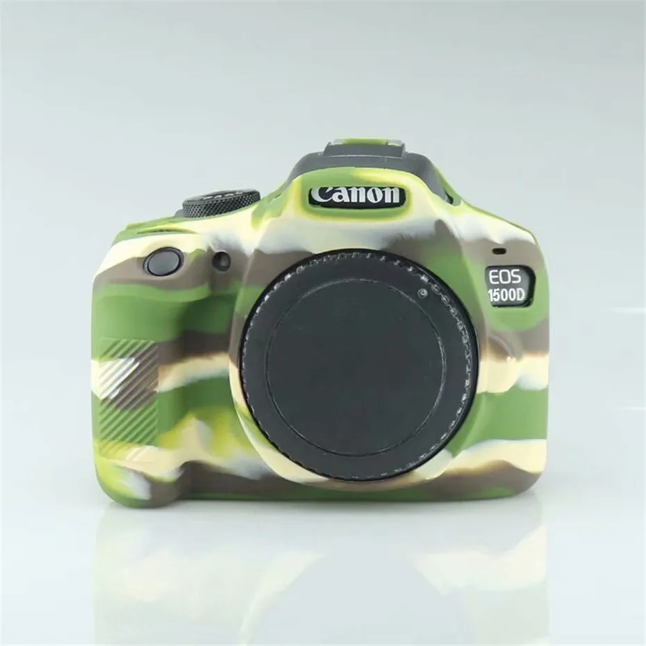 Soft Silicone Camera Body Case For Canon 1500D DSLR Camera Cover Anti