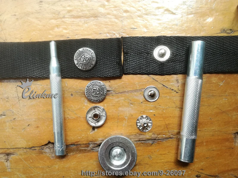 0."(15 мм) инструменты+ 100 компл. nailsbrass кнопки с Установка инструмент для одежды волокна ленты