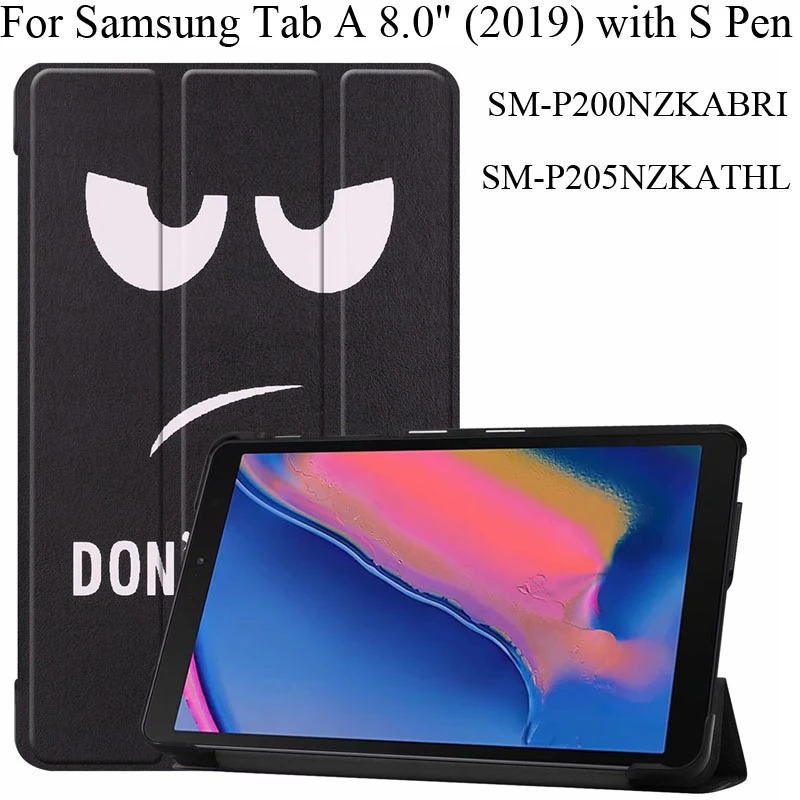 Fiel grano Cuerda Funda protectora para Samsung Galaxy Tab A 8,0, carcasa con bolígrafo S  (2019), 8,0 ", SM P200, P205, soporte P200N|Fundas de tablets y libros  electrónicos| - AliExpress