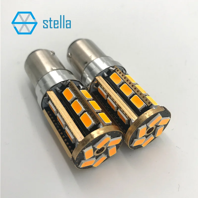 2 шт. 1157/BAY15D P21/5 Вт авто светодиодный лампы желтый/красный/белый стоп сигналы