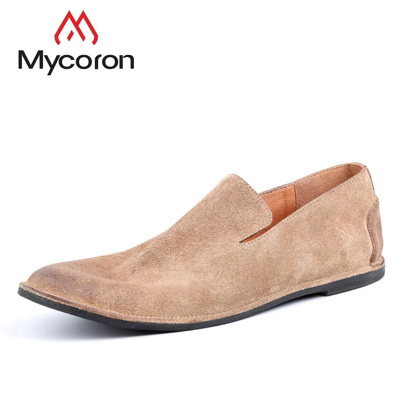 

MYCORON Men Shoes Luxury Designers Men Casual Shoes Male Boots Footwear Spring Autumn Genuine Leather Sapatenis Masculino