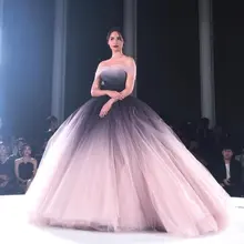 Платья для выпускного вечера с открытыми плечами и эффектом омбре, уникальное бальное платье, длинное вечернее платье, vestidos de fiesta largos elegantes de gala