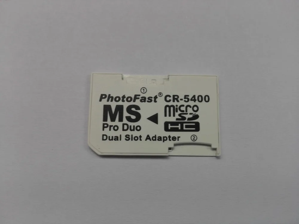 

L wholeSale without capacity , Dual Slot Micro SD TF to Memory Stick Pro Duo Adapter converter For PSP for sony device,