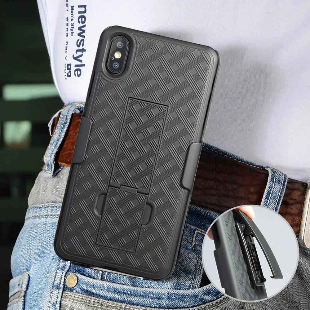 strongly 3 in one XR case waist Belt Clip Holster Stand