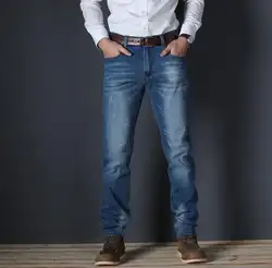 2019 повседневные узкие джинсы-стрейч джинсовые брюки для мужчин высокого качества