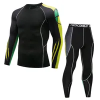 New Model Thermal Underwear  Men Sets Compression Sweat Quick Drying Long Johns fitness bodybuilding shapers 4