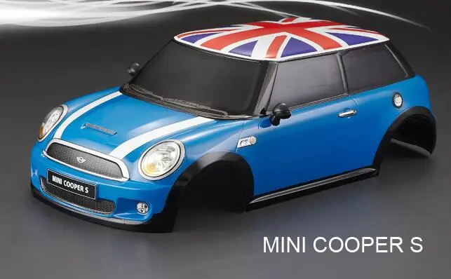 RC ONROAD fOURING DRIFTCAR BODY 195 мм для HPI KYOSHO hRAXXAS Mini Cooper S ON Road Drift Tamiya Yokomo M03 M02 M01 #58211|Детали и
