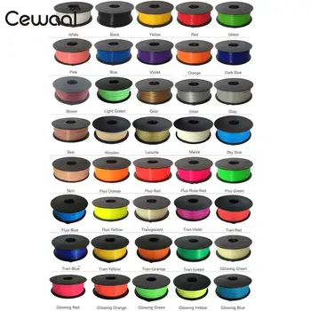 

CEWAAL 3D Printer Materials 20pcs/set PLA Filament 5M 20 Colors 1.75mm PLA 3D Print Filament For 3D Pen