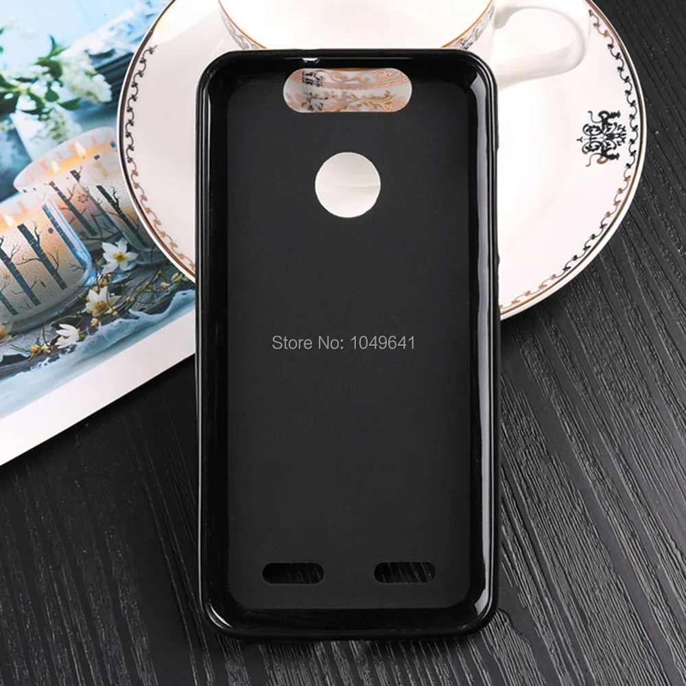 ZTE1311_4_High Quality Pudding Anti Skid Soft Silicone TPU Protection Case for ZTE Blade V8 Lite