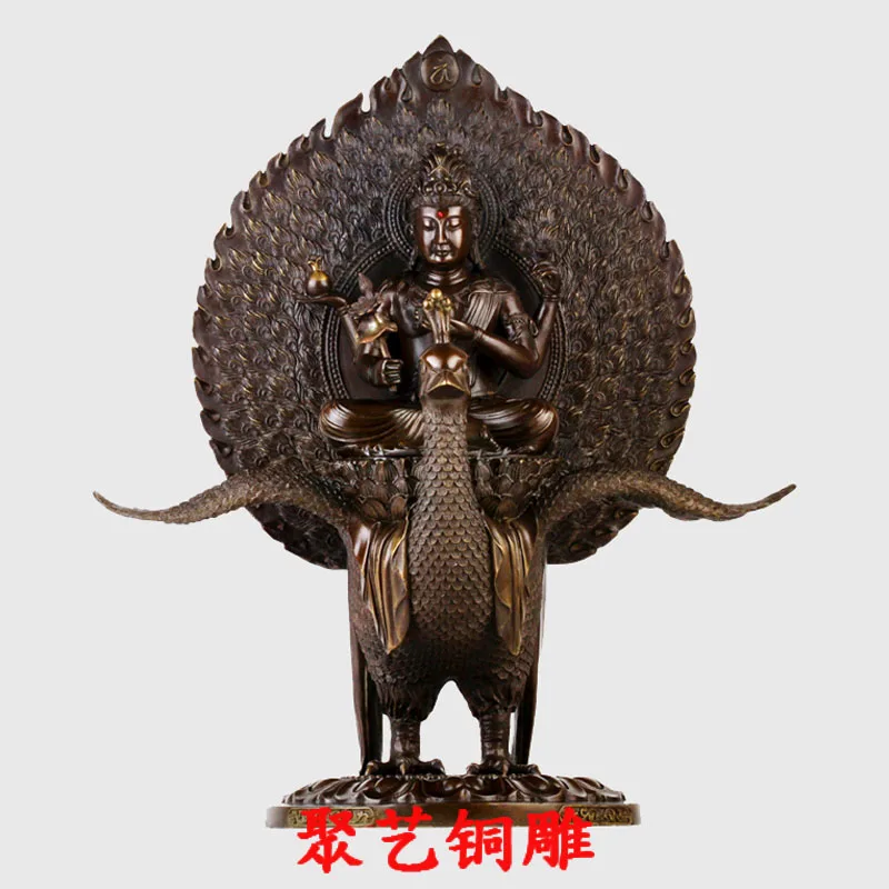 

Bronze statue copper peacock decoration Large statues