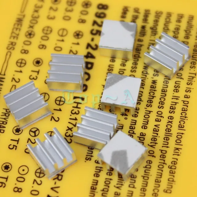 Special Price 20 pcs/lot New Aluminum Heatsink Cooling 7x7x3.5mm for Computer Xbox360 PS VGA Graphics Card DDR RAM Video Memory