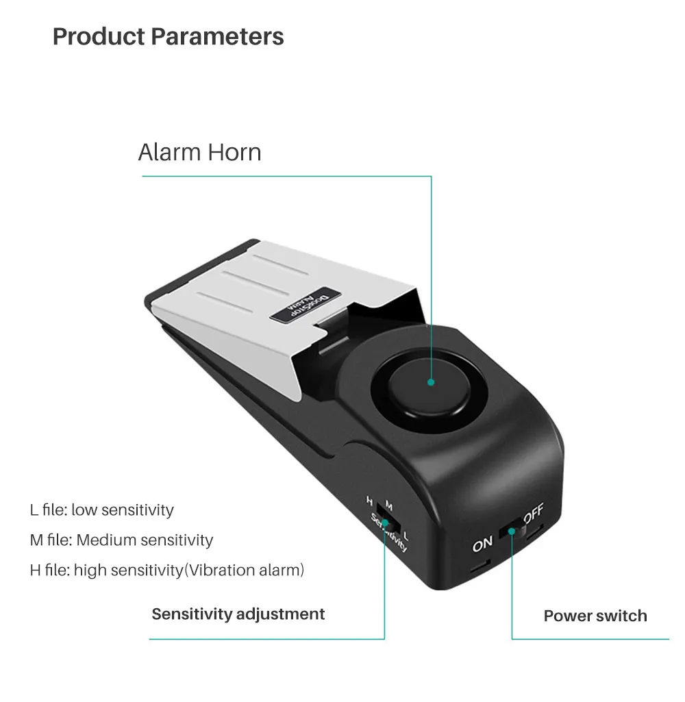 Door stop alarm (15)